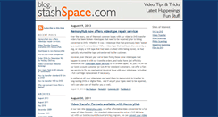 Desktop Screenshot of blog.stashspace.com